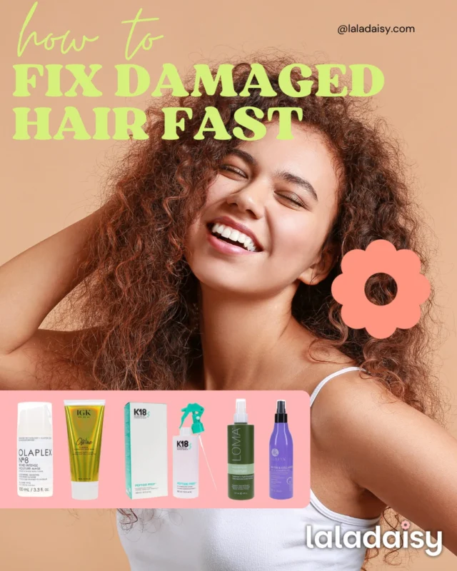 🌸 Dealing with damaged hair and want fast results? We’ll show you exactly how to restore your strands — quickly and effectively. Discover more here: https://bit.ly/4oB3kB8 @Olaplex @Luseta @Loma K18 @IGK
#LaLaDaisy #Beauty #LuxuryBrands #Haircare #DamagedHair #LaLaDaisyBeauty#LaLaDaisyGlow  #Indulgence